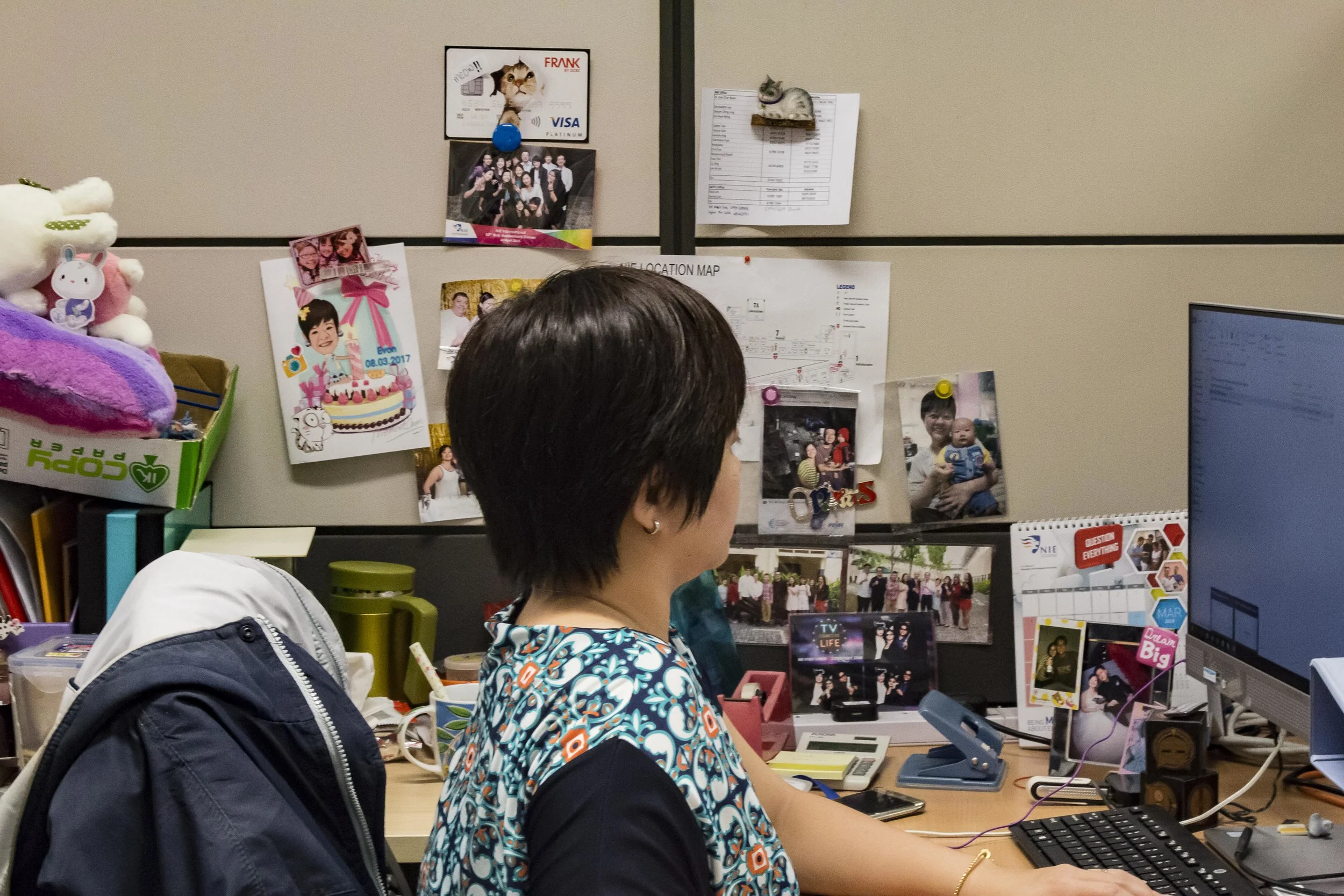 Evon Toh's desk